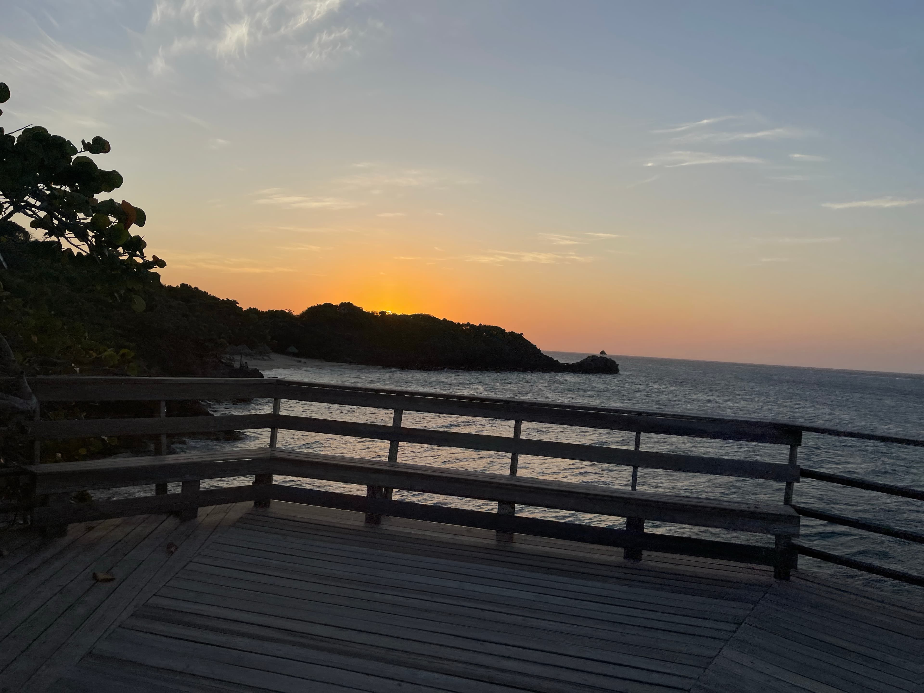 West End pier at golden hour